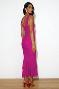 Women's Nadia Ruched Fishtail Maxi Dress
