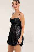 Women's Nicki Sequin Dress Black