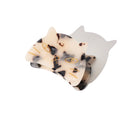Alorar Meow Cat Hair Claw in Pound Cake design, featuring a playful cat print and sturdy clamp for secure hair styling.