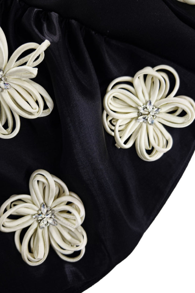 Women's Leona Floral Applique Corset Mini Dress