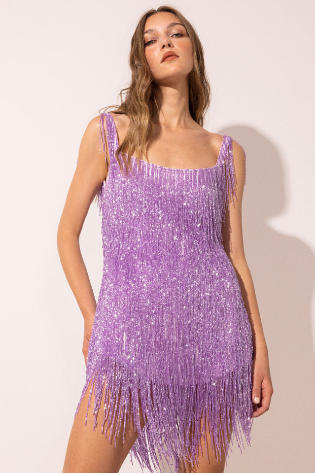 Women's Lottie Mini Dress Lilac