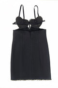 Women's Heart Embellished Mini Dress