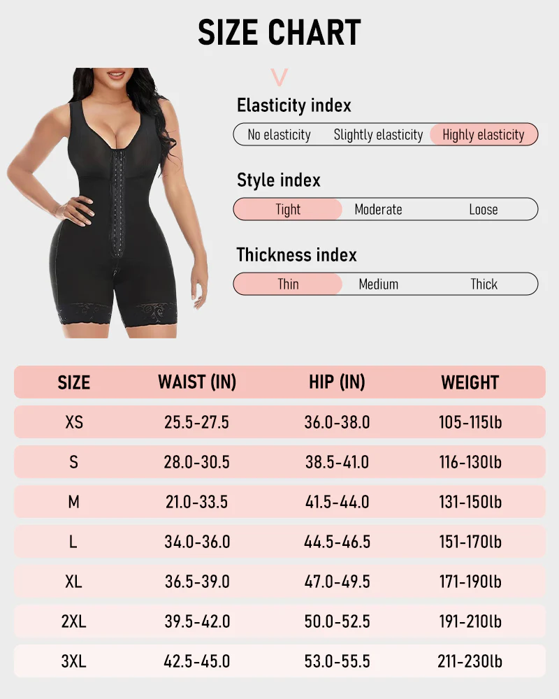 Women’s Extra Plus Size Tummy Control Shaper Bodysuit with Bra