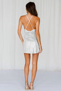 Women's Shimmy Dance Sequin Dress