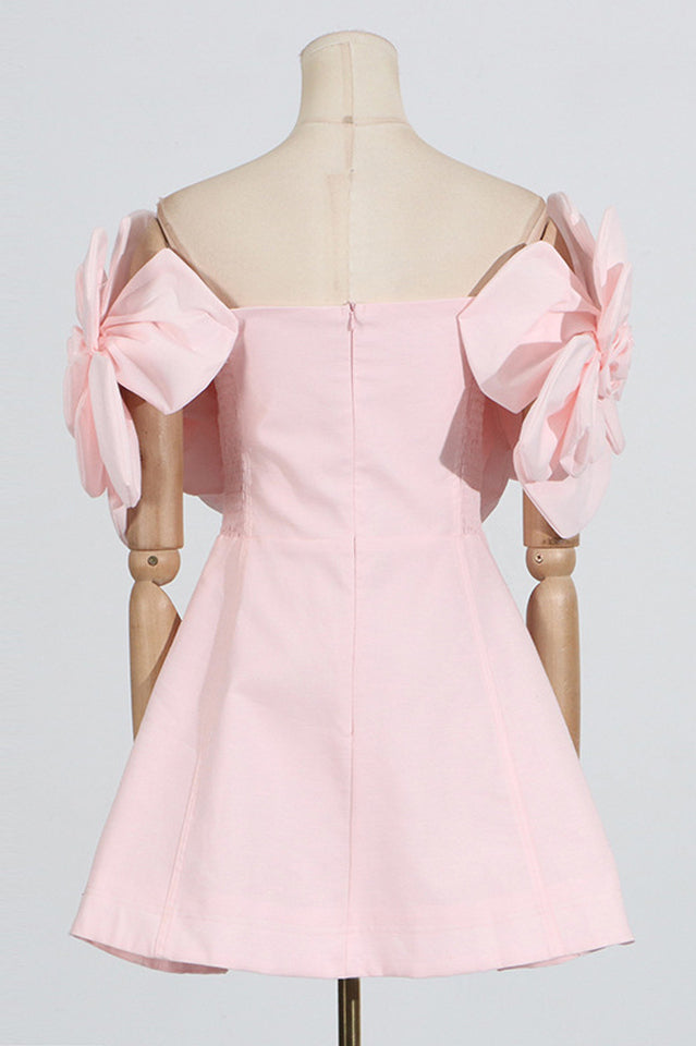 Women's Chabela Flower Off-Shoulder Mini Dress