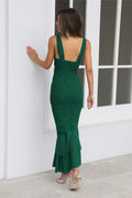 Women's Nadia Ruched Fishtail Maxi Dress