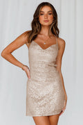 Women's Shimmy Dance Sequin Dress