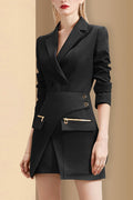 Women's Imany Jacket Dress Black