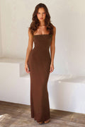 Women's Celine Maxi Dress Brown