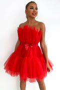 Women's Yacht Party Dress Red