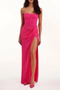 Women's Milla Off Shoulder Maxi Dress Pink