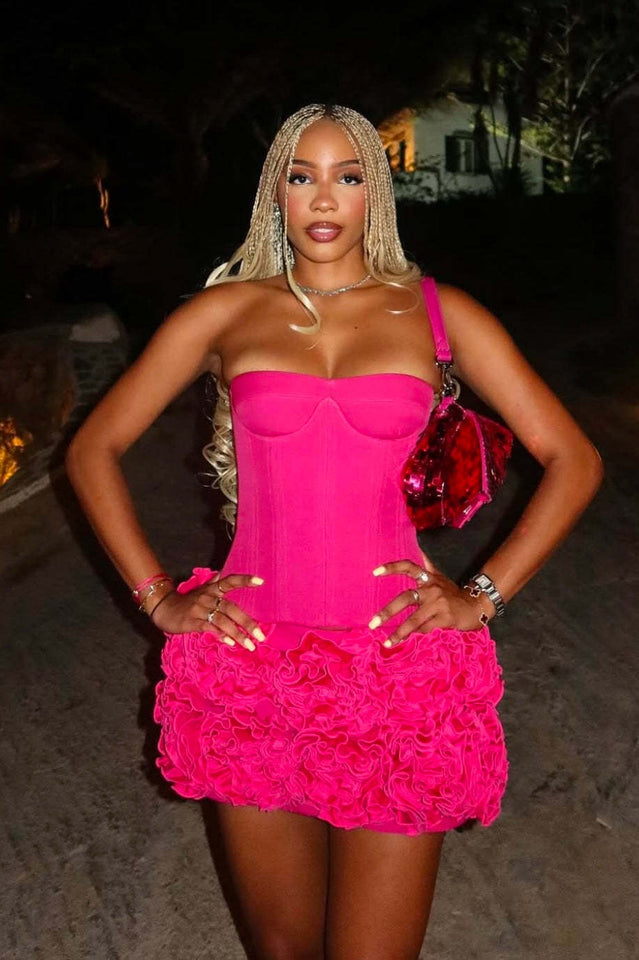 Women's Red Rosa Dress Pink