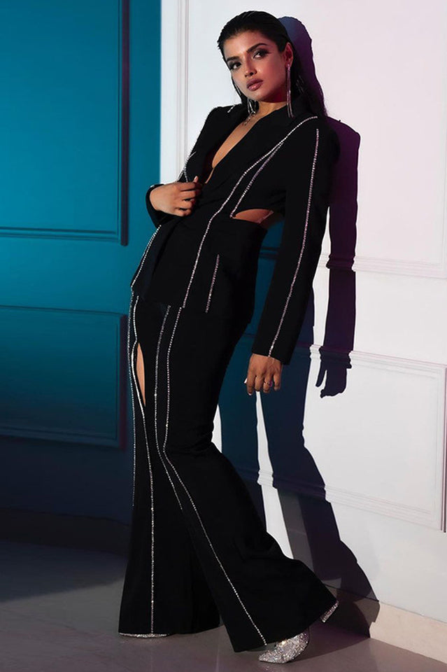 Women's Cut-Out Diamonds Decorated Set