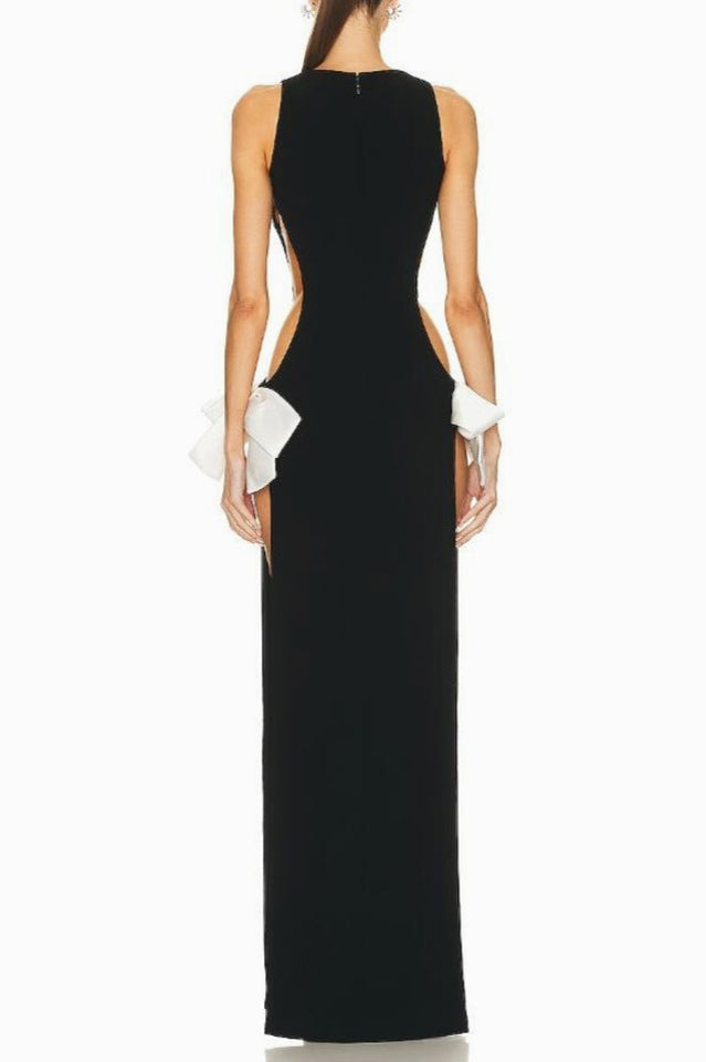 Women's Suit Bow Knitted Dress