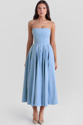 Women's Audrey Midi Sundress Blue