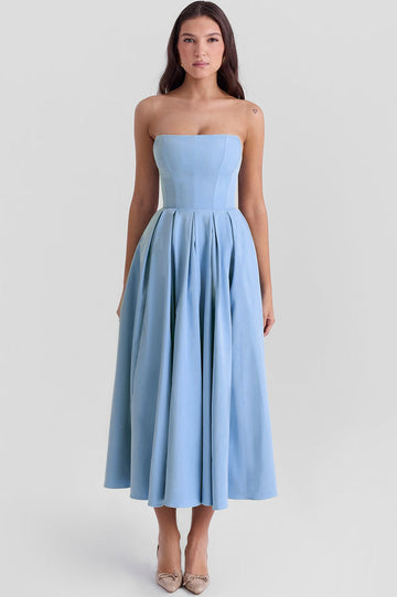 Women's Audrey Midi Sundress Blue