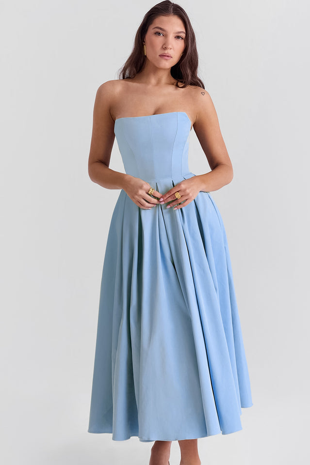 Women's Audrey Midi Sundress Blue