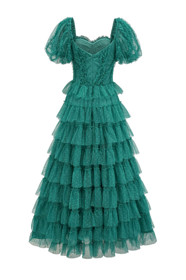 Women's Lisette Ruffle Off Shoulder Gown