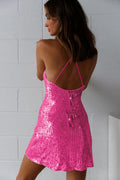 Women's Shimmy Dance Sequin Dress
