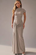 Women's Tea Bodied Maxi Dress Gray XS