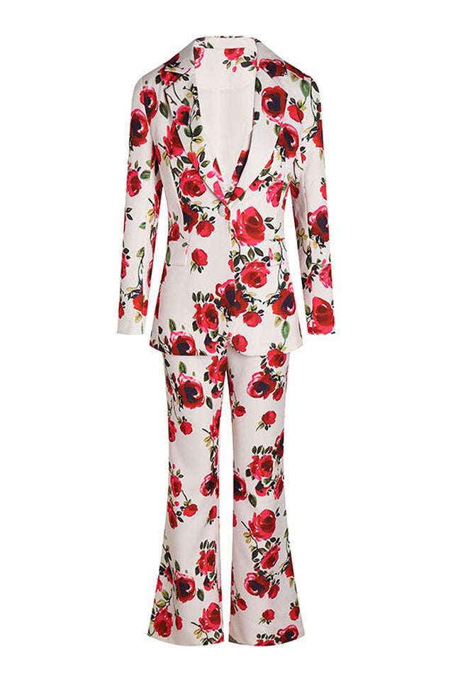 Women's Taning 3 Piece Set With Roses White Rose