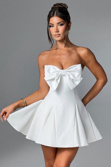 Women's Holly Strapless Skirt with Bow Detail