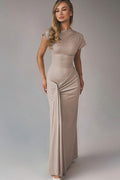 Women's Tea Bodied Maxi Dress Gray