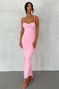 Women's Veronica Backless Maxi Dress Pink