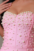 Women's Pearl Embellished Mermaid Dress