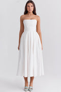 Women's Audrey Midi Sundress White