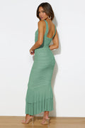 Women's Nadia Ruched Fishtail Maxi Dress