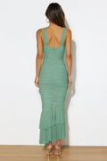 Women's Nadia Ruched Fishtail Maxi Dress
