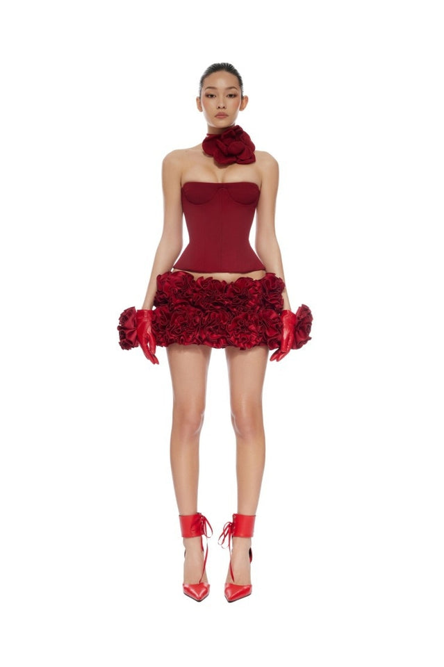 Women's Red Rosa Dress