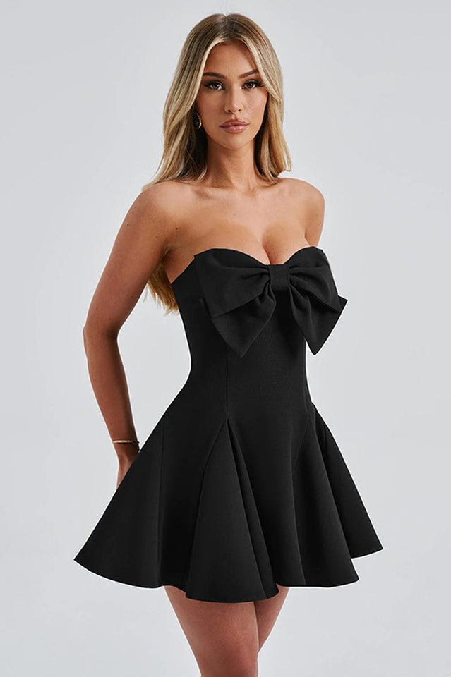 Women's Holly Strapless Skirt with Bow Detail