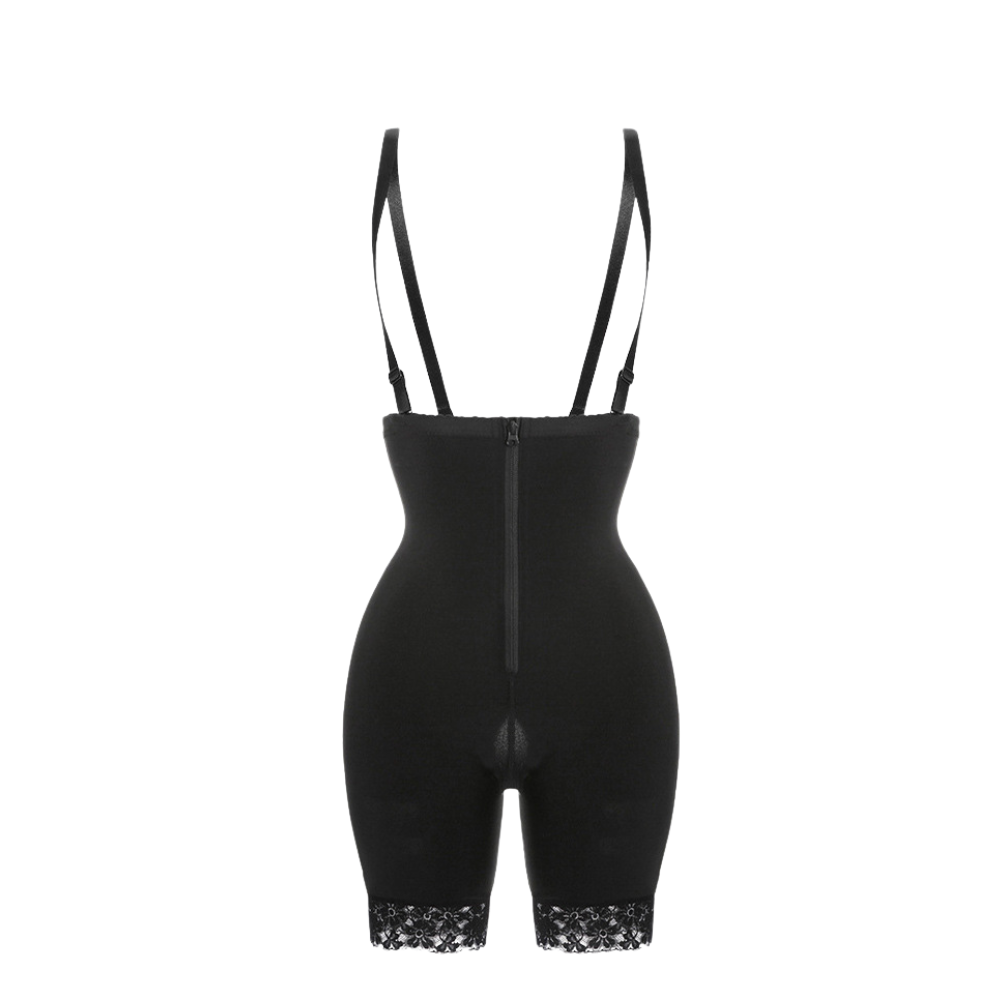 Women's Front Zip High-Waist Sculpting Bodysuit