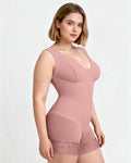 Women’s Extra Plus Size Tummy Control Shaper Bodysuit with Bra