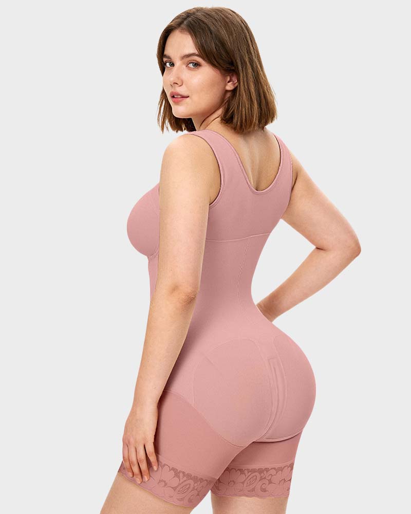 Women’s Extra Plus Size Tummy Control Shaper Bodysuit with Bra