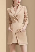Women's Imany Jacket Dress Beige