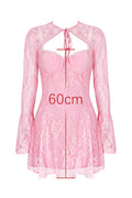 Women's Alice Pink Lace Mini Dress