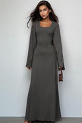 Women's Jaye Long Sleeve Maxi Dress Dark Gray