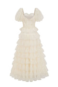 Women's Lisette Ruffle Off Shoulder Gown