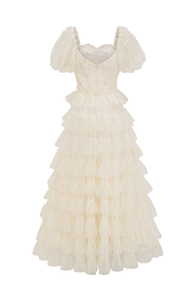 Women's Lisette Ruffle Off Shoulder Gown