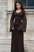 Women's Jaye Long Sleeve Maxi Dress Chocolate