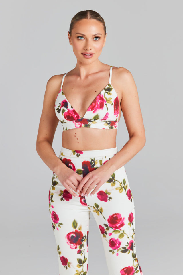 Women's Taning 3 Piece Set With Roses