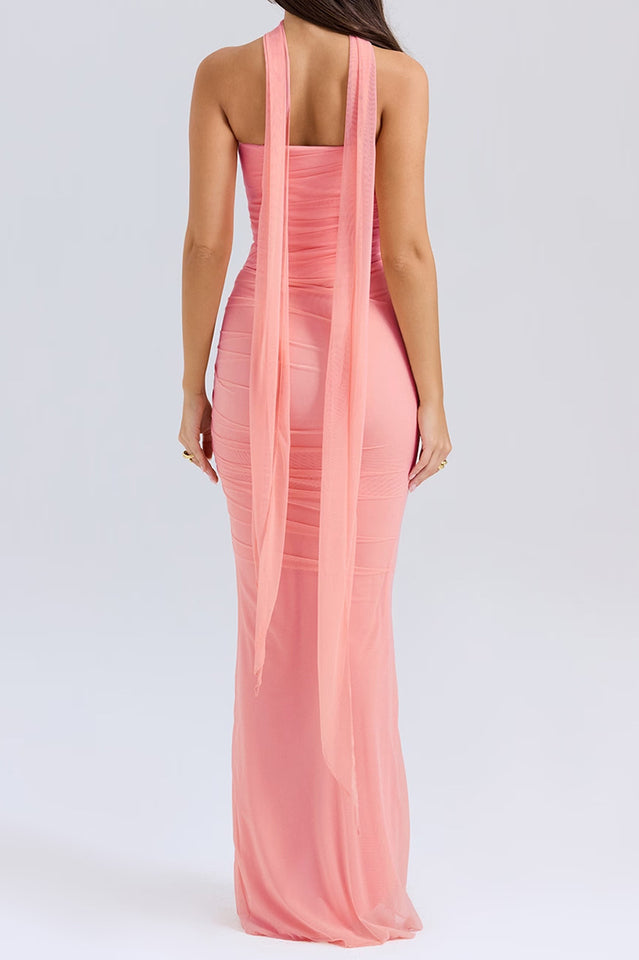 Women's Hallie Corset With Neck Scarf + Skirt Set