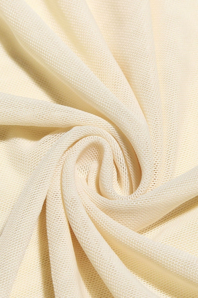 Women's Slinky And Mesh Off Shoulder Mini Dress