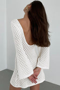 Women's Kayleigh Crochet Knit Mini Dress