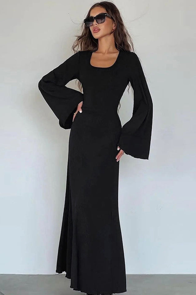 Women's Jaye Long Sleeve Maxi Dress Black