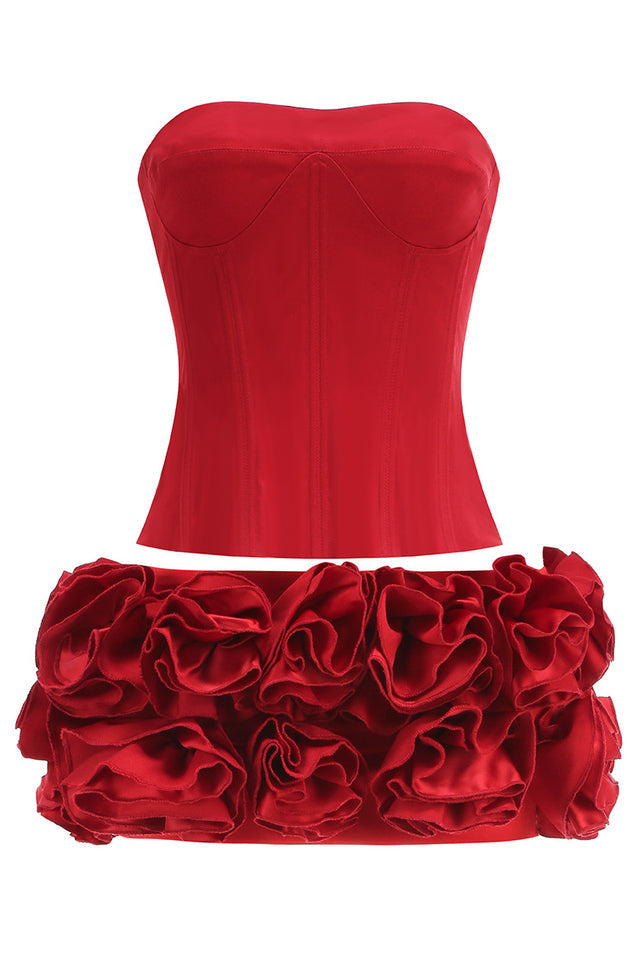 Women's Red Rosa Dress