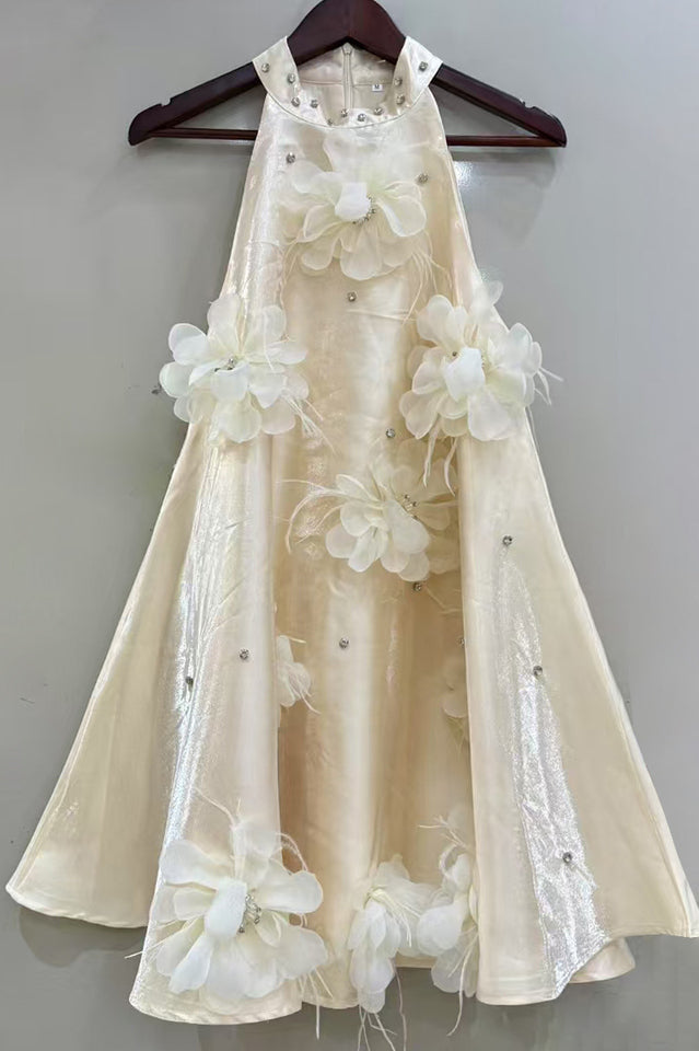 Women's Rabshah Princess Mini Dress Ivory